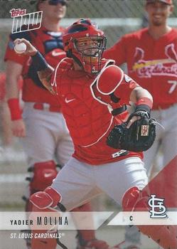 2018 Topps Now Road to Opening Day St. Louis Cardinals #OD-365 Yadier Molina Front
