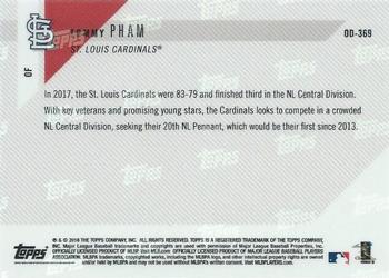 2018 Topps Now Road to Opening Day St. Louis Cardinals #OD-369 Tommy Pham Back