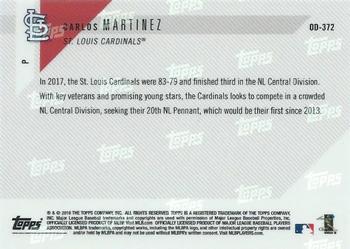 2018 Topps Now Road to Opening Day St. Louis Cardinals #OD-372 Carlos Martinez Back