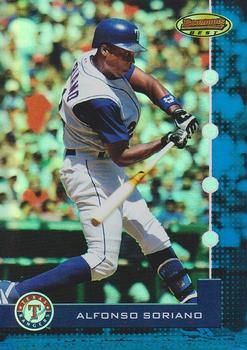 2005 Bowman's Best - Blue #9 Alfonso Soriano Front