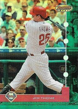2005 Bowman's Best - Green #21 Jim Thome Front