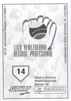 2008 Panini Album Historico 1946-2008 (LVBP Venezuela) Stickers #14 Estadio San Agustin Back