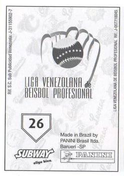 2008 Panini Album Historico 1946-2008 (LVBP Venezuela) Stickers #26 Estadio Alfonso 