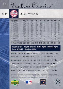 2004 Upper Deck Yankees Classics #35 Jim Wynn Back