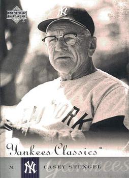 2004 Upper Deck Yankees Classics #75 Casey Stengel Front