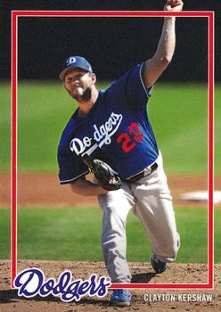 2018 Topps On-Demand Inspired By '78 #8 Clayton Kershaw Front