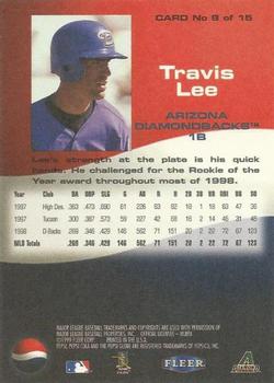 1999 Fleer Pepsi Arizona Diamondbacks #8 Travis Lee Back