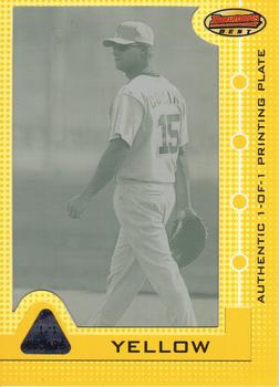 2005 Bowman's Best - Printing Plates Yellow #71 Kevin Collins Front