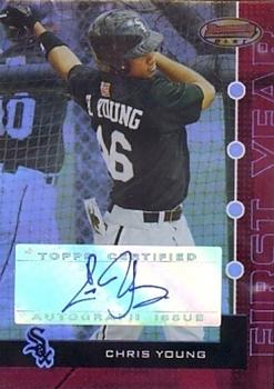 2005 Bowman's Best - Red #104 Chris Young Front