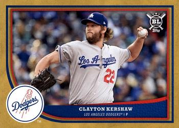 2018 Topps Big League - Gold #50 Clayton Kershaw Front