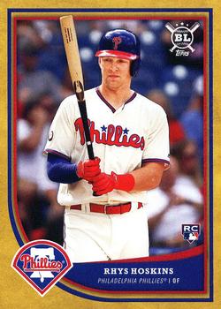 2018 Topps Big League - Gold #113 Rhys Hoskins Front