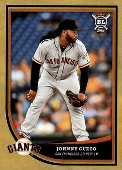 2018 Topps Big League - Gold #138 Johnny Cueto Front