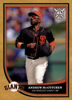 2018 Topps Big League - Gold #153 Andrew McCutchen Front