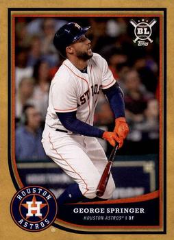 2018 Topps Big League - Gold #252 George Springer Front