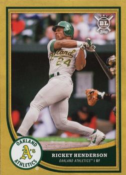 2018 Topps Big League - Gold #346 Rickey Henderson Front