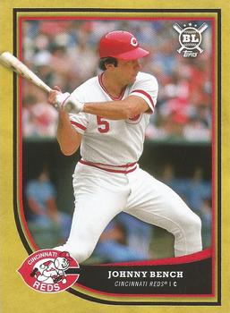 2018 Topps Big League - Gold #347 Johnny Bench Front