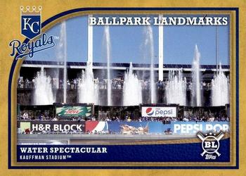 2018 Topps Big League - Gold #352 Water Spectacular Front