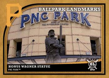 2018 Topps Big League - Gold #361 Honus Wagner Statue Front