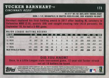 2018 Topps Big League - Blue #173 Tucker Barnhart Back