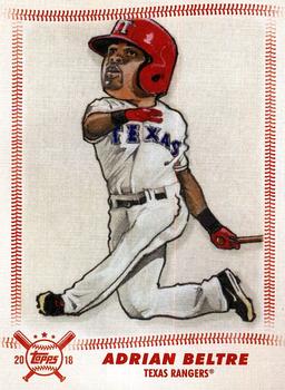 2018 Topps Big League - Star Caricature Reproductions #SCR-AB Adrian Beltre Front