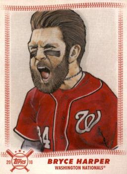 2018 Topps Big League - Star Caricature Reproductions #SCR-BH Bryce Harper Front