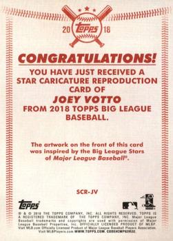 2018 Topps Big League - Star Caricature Reproductions #SCR-JV Joey Votto Back