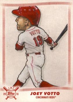2018 Topps Big League - Star Caricature Reproductions #SCR-JV Joey Votto Front