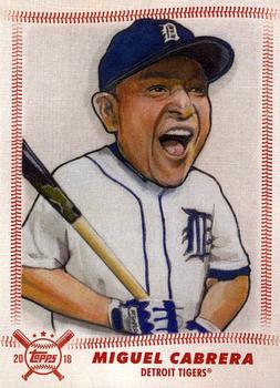 2018 Topps Big League - Star Caricature Reproductions #SCR-MC Miguel Cabrera Front