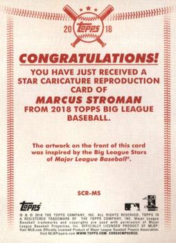 2018 Topps Big League - Star Caricature Reproductions #SCR-MS Marcus Stroman Back