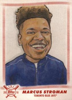 2018 Topps Big League - Star Caricature Reproductions #SCR-MS Marcus Stroman Front