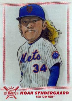 2018 Topps Big League - Star Caricature Reproductions #SCR-NS Noah Syndergaard Front