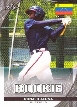 2017 Leaf Exclusive Edition #22 Ronald Acuna Jr. Front