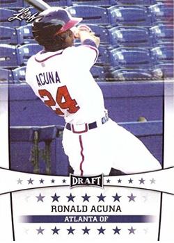 2017 Leaf Draft #34 Ronald Acuna Jr. Front