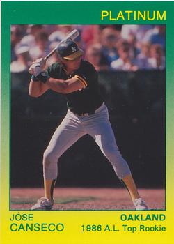 1991 Star Platinum #23 Jose Canseco Front