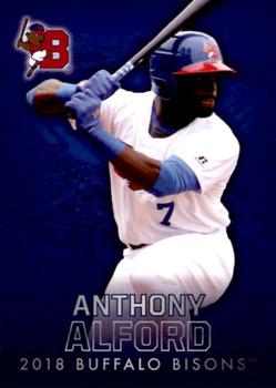2018 Choice Buffalo Bisons #02 Anthony Alford Front