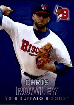 2018 Choice Buffalo Bisons #19 Chris Rowley Front