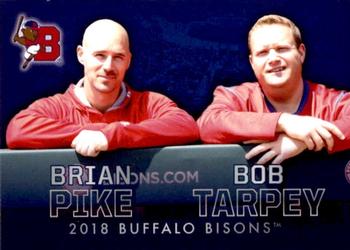 2018 Choice Buffalo Bisons #30 Bob Tarpey / Brian Pike Front