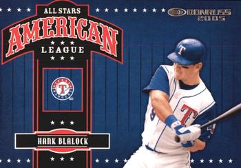 2005 Donruss - All-Stars AL #AS-5 Hank Blalock Front