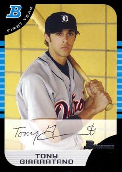 2005 Bowman #167 Tony Giarratano Front