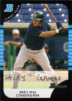 2005 Bowman #190 Melky Cabrera Front