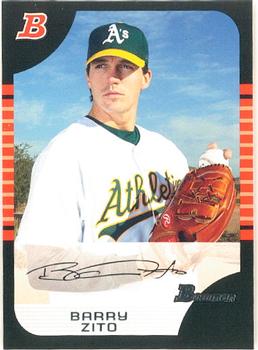 2005 Bowman #26 Barry Zito Front