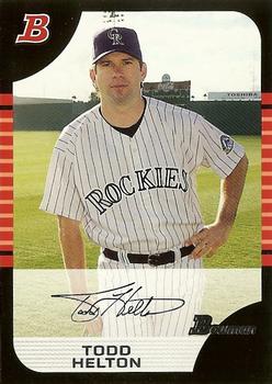 2005 Bowman #32 Todd Helton Front