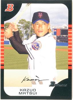 2005 Bowman #51 Kazuo Matsui Front