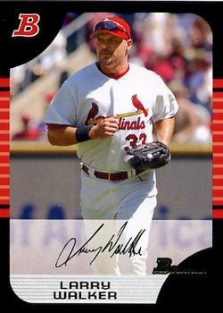 2005 Bowman #114 Larry Walker Front