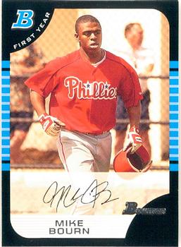 2005 Bowman #172 Mike Bourn Front