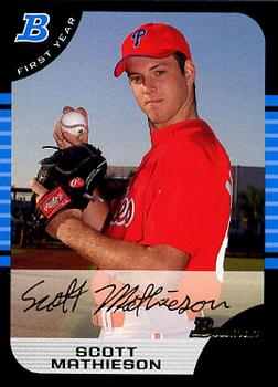 2005 Bowman #201 Scott Mathieson Front
