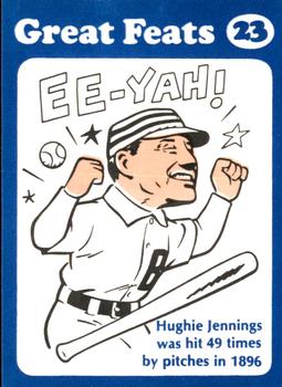 1972 Laughlin Great Feats of Baseball #23 Hughie Jennings Front