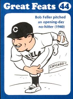 1972 Laughlin Great Feats of Baseball #44 Bob Feller Front