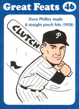 1972 Laughlin Great Feats of Baseball #46 Dave Philley Front