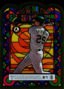 1997 Topps Gallery - Gallery of Heroes #GH6 Mark McGwire Back